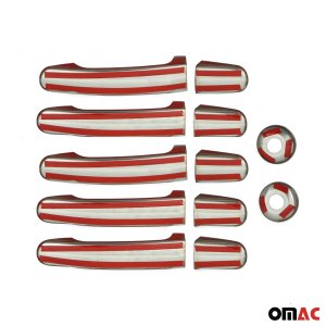 Ford Transit Door Handle Cover - Omac - S.Steel - Gloss Silver - 2014 Ford Transit Door Handle Cover - Omac - S.Steel - Gloss Silver - 2014